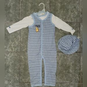 NWT 3pcs Set Disney Winnie the Pooh 3‑Piece Baby Set Outfit Size 12-18 months